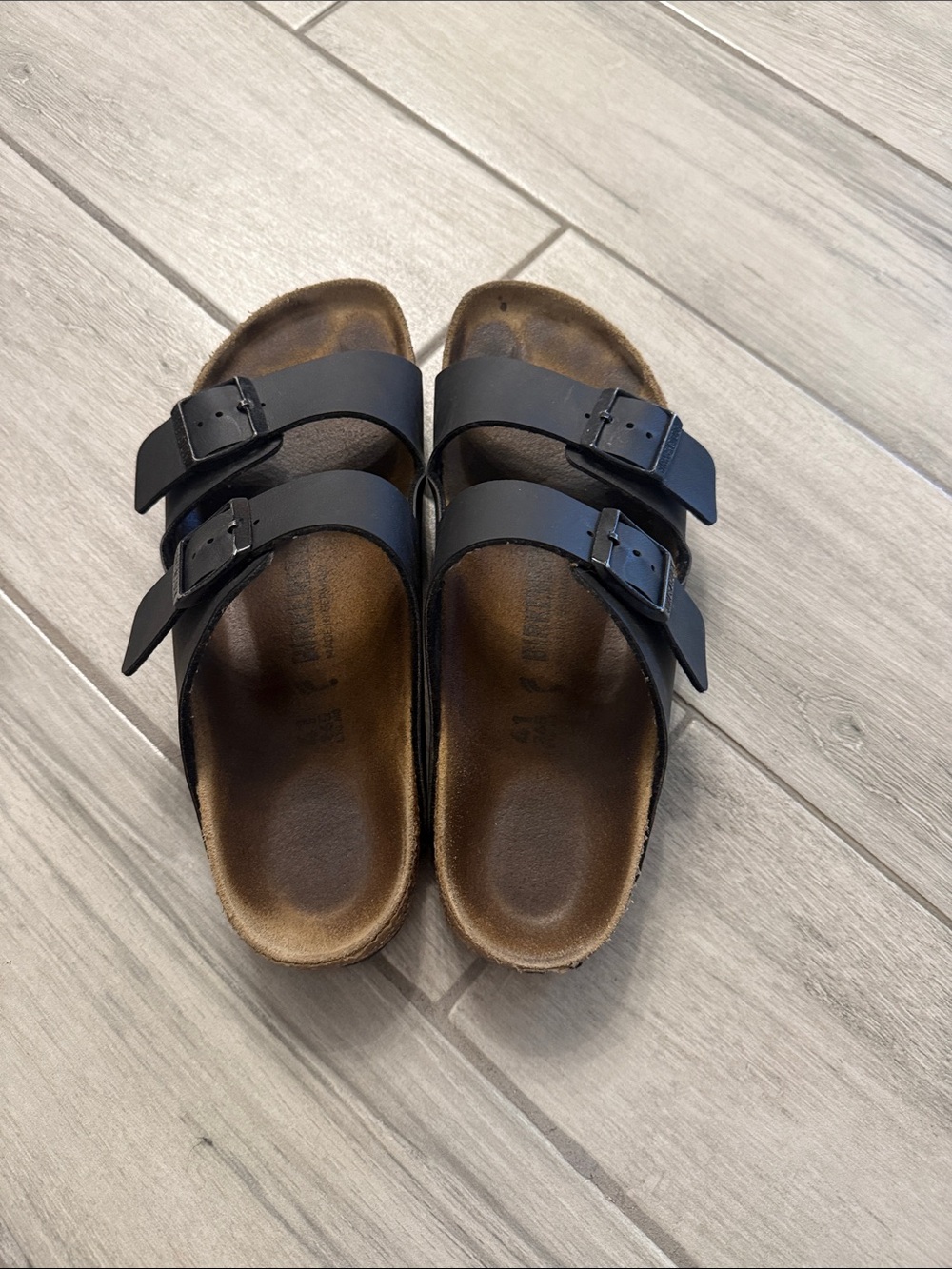 Birkenstock Arizona Black Leather 41 - Picture 4 of 6